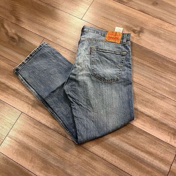 Levi‎ 505 Medium Wash Denim Jeans Men 36x30 - Picture 1 of 6